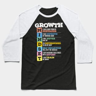 Growth Mindset Baseball T-Shirt